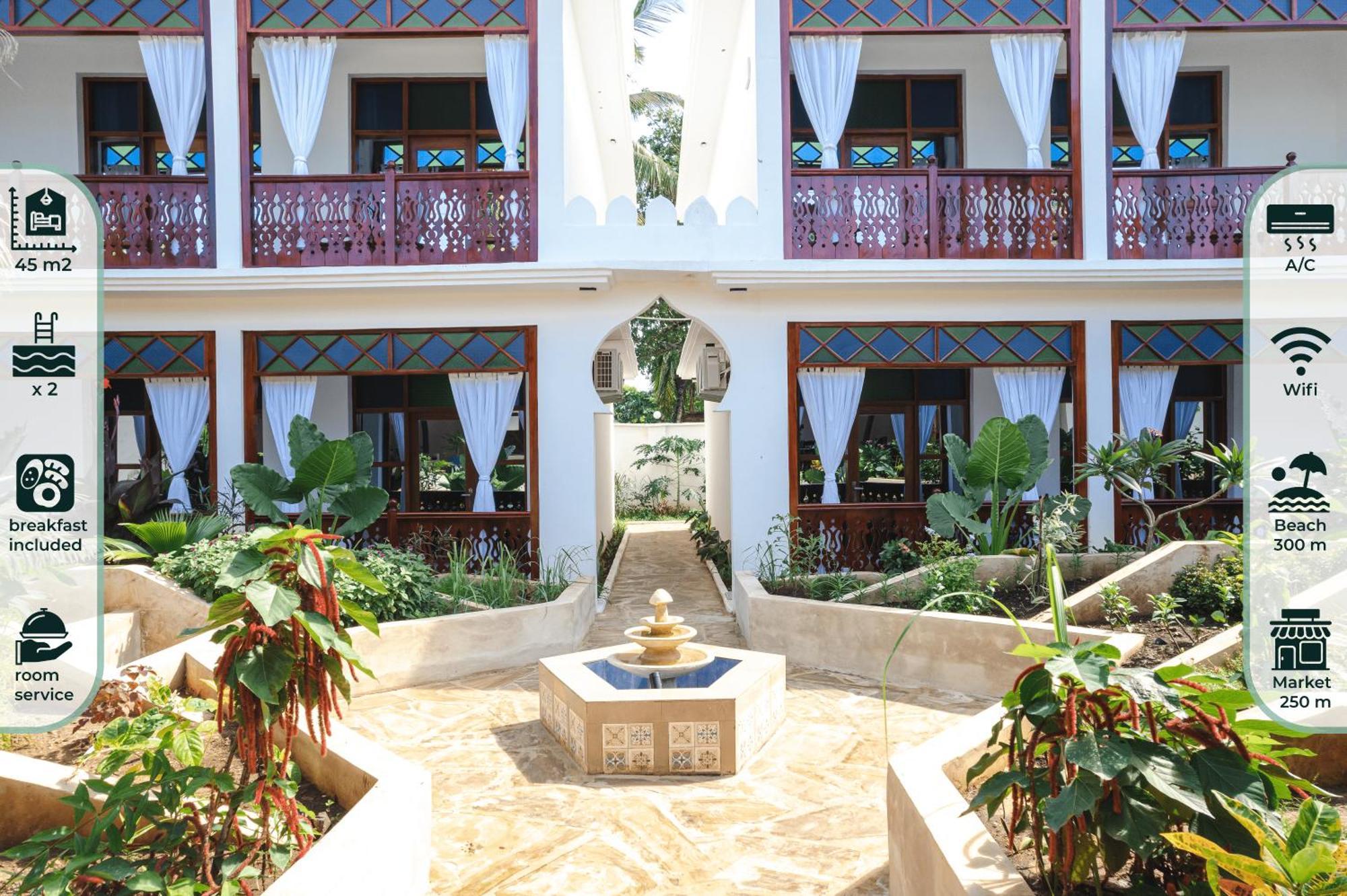 Tasneem Islamic Luxury Suites Jambiani  Ngoại thất bức ảnh